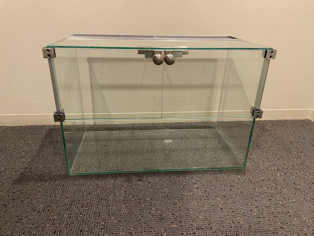 オールガラス60cm飼育水槽　オールグラステラリウム　マット付き