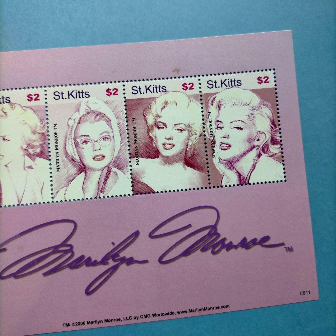 3088 外国切手 海外国々 2006年 マリリンモンロー生誕80周年記念シート