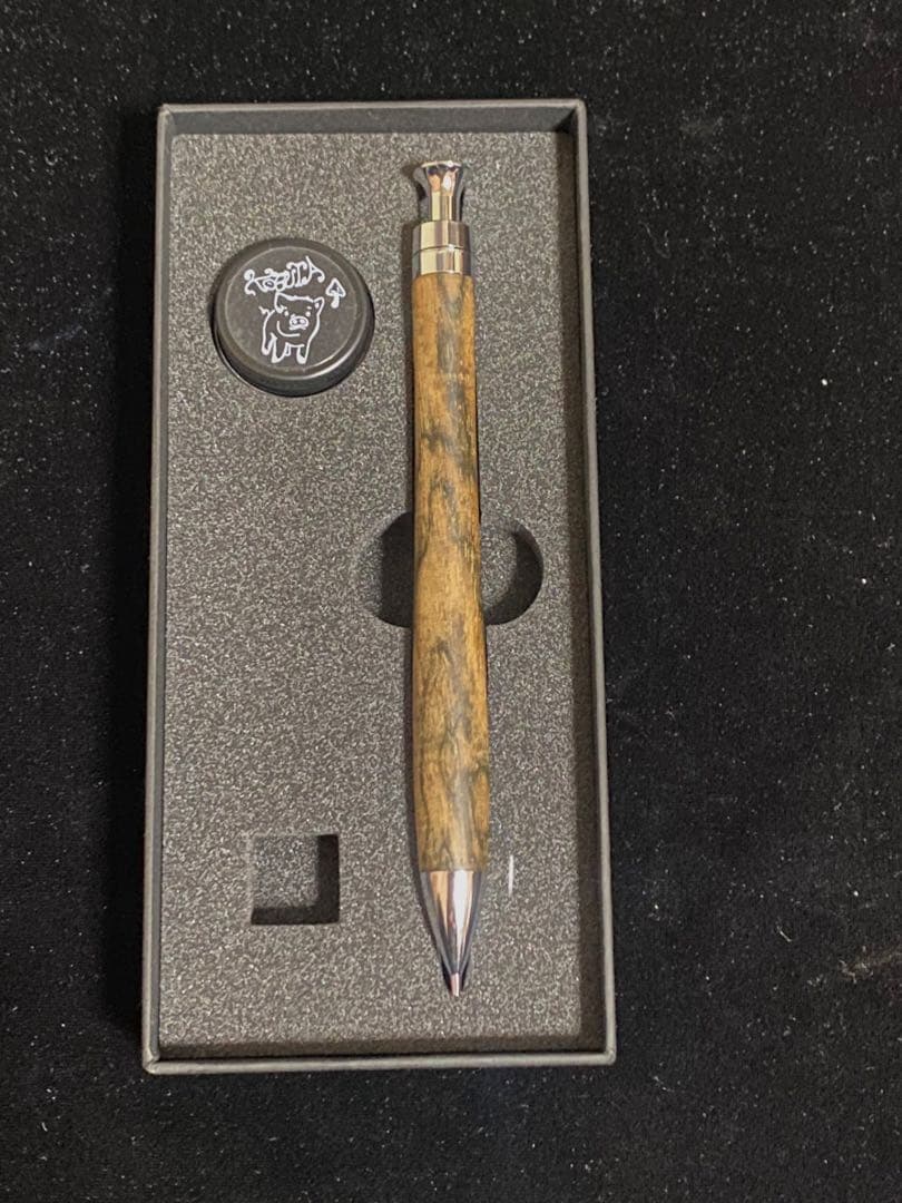 こぶた工房 シャープペンシル 極上黒柿0.5mm