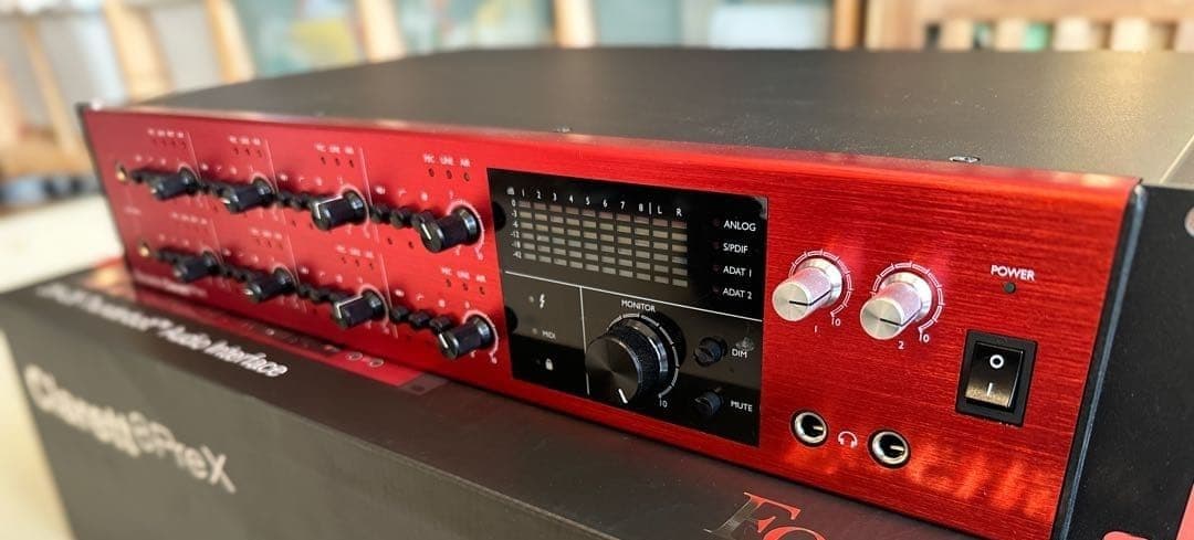DTM・DAW Focusrite Clarett 8Pre X Thunderbolt