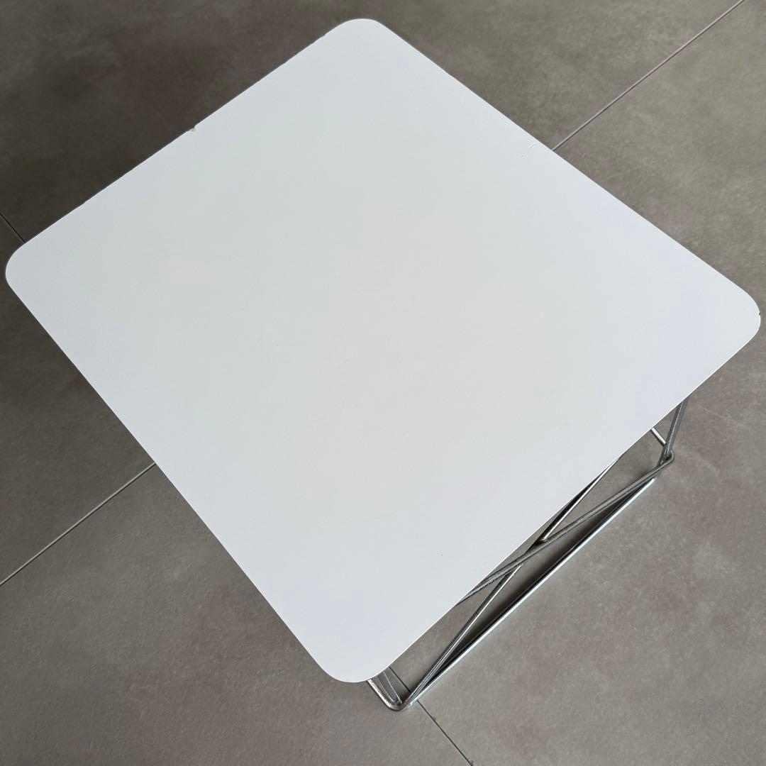 ハーマンミラー 90年代後期 ワイヤーベースローテーブル 白 ヴィンテージ