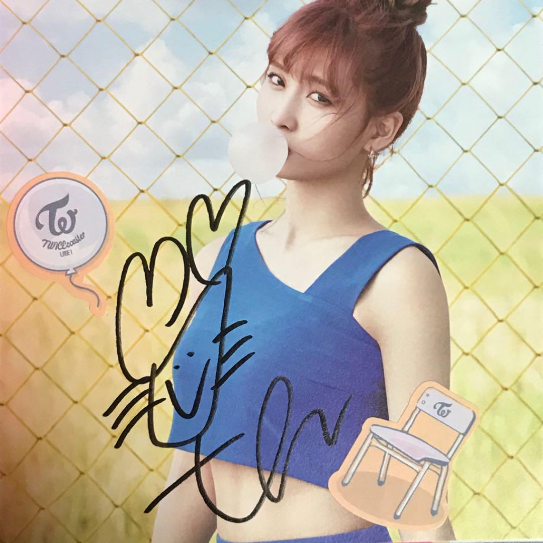 Twice 直筆サイン入りTwicecoaster