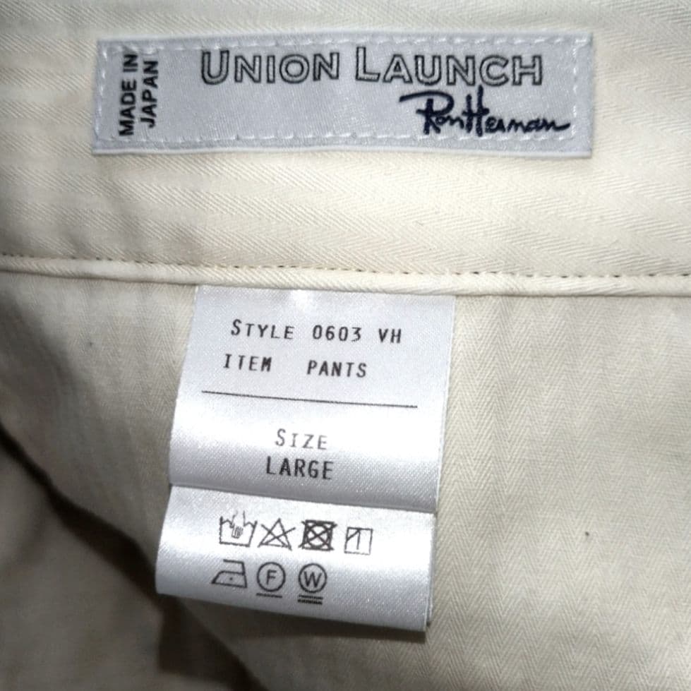 ✨未使用級✨UNION LAUNCH for Ron Herman パンツ　L