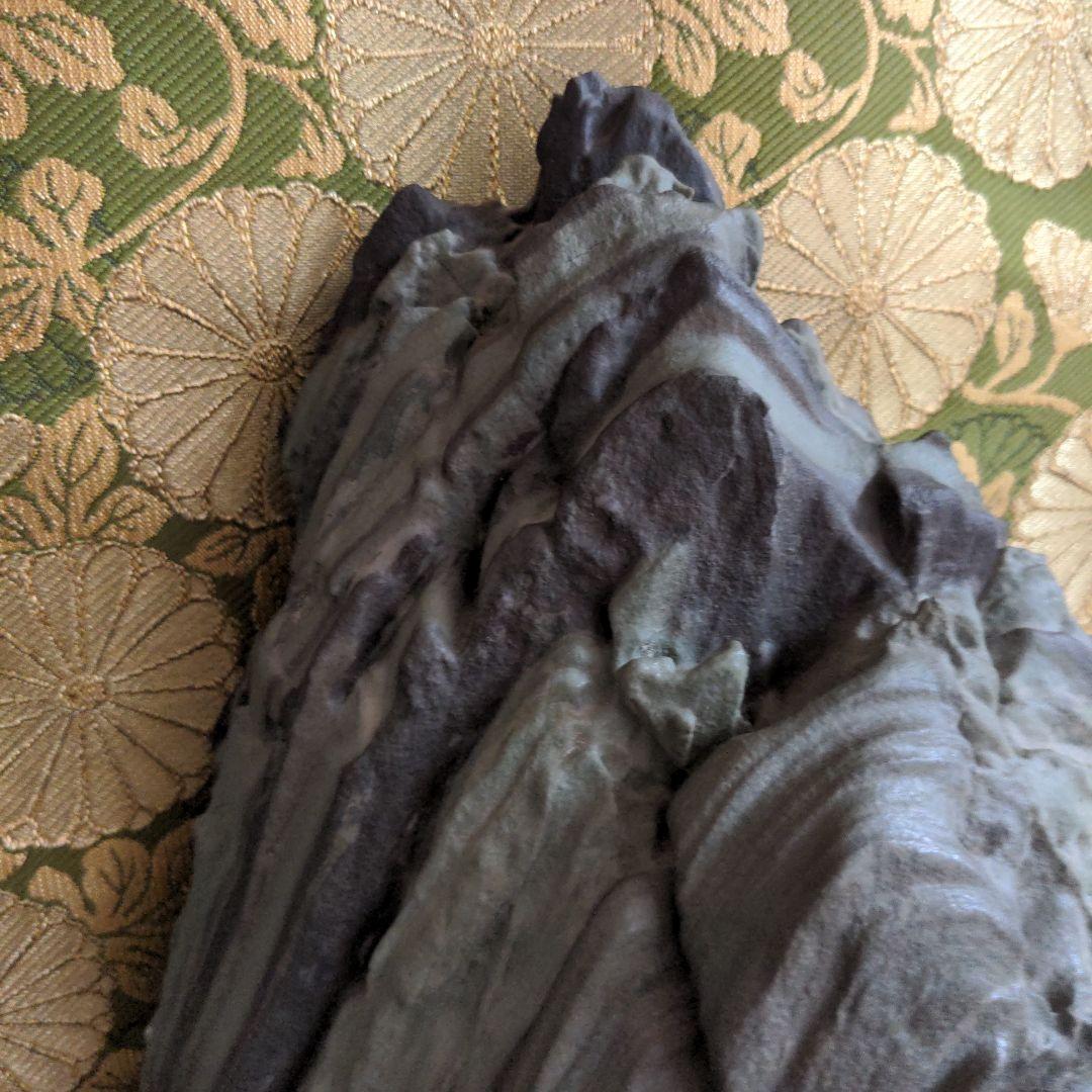 【最終価格】 紫雲石 台座付 水石 盆石