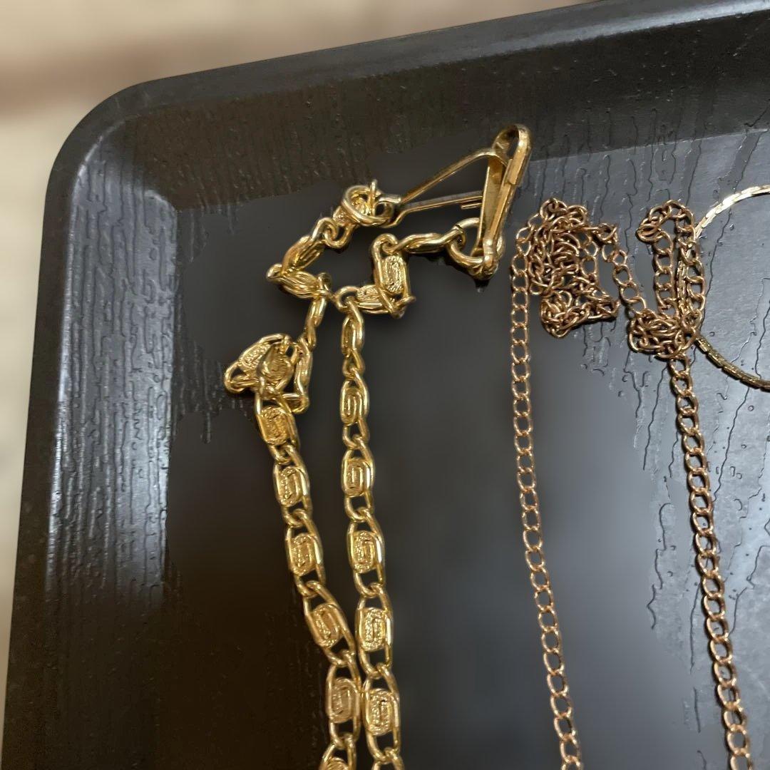 遺品整理　アクセサリー　まとめ ゴールド色