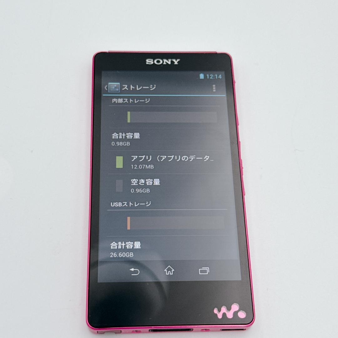 【ほぼ未使用】SONY WALKMAN NW-F886 ピンク ハイレゾ対応