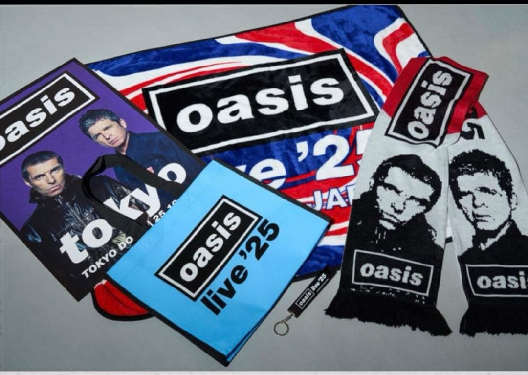 Oasis 福袋　限定商品　グッズ　10/25 特典グッズ 5点live25