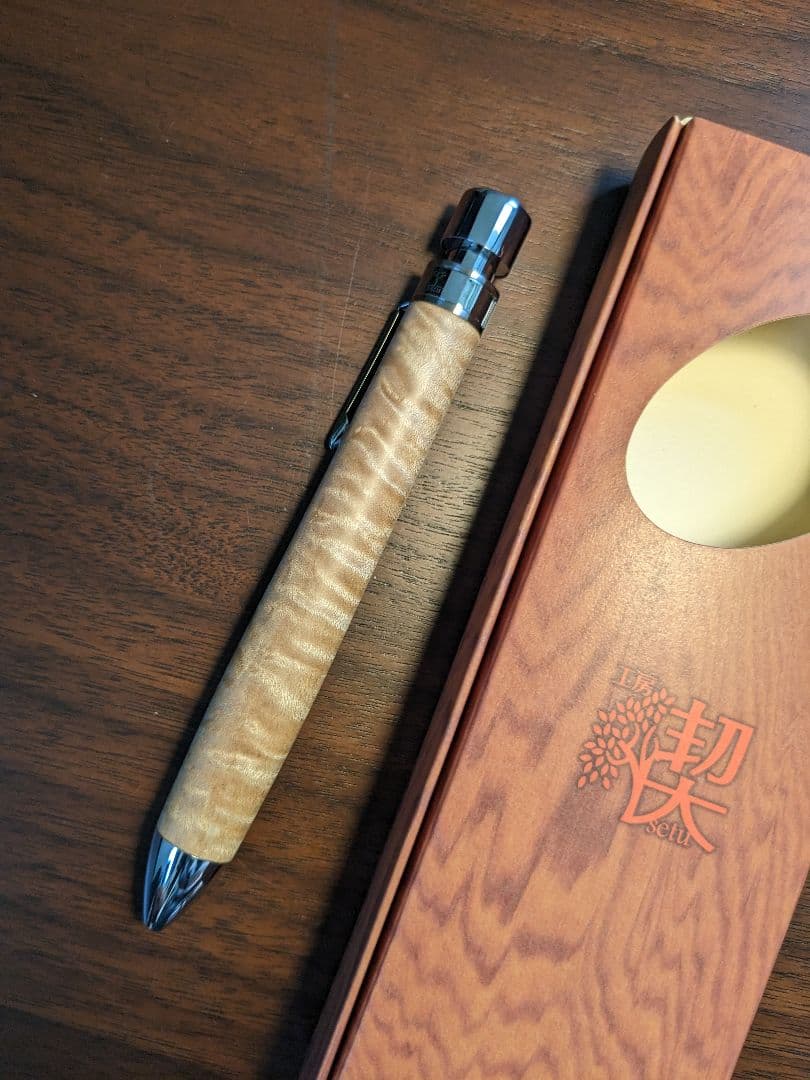 工房楔　楓ちぢみカーリー渦杢　グラッソ（個展限定杢）