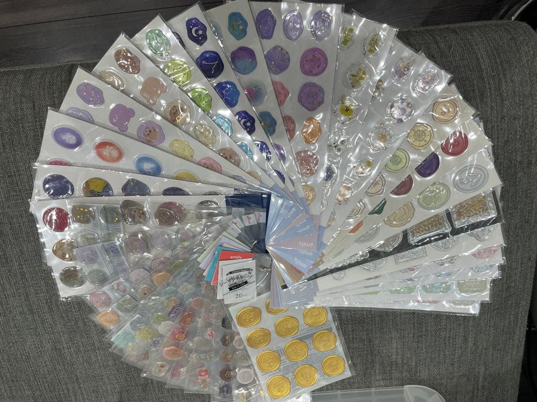 シール集め引退　527枚　100均中心　キャラクターシール　多種類　まとめ売り