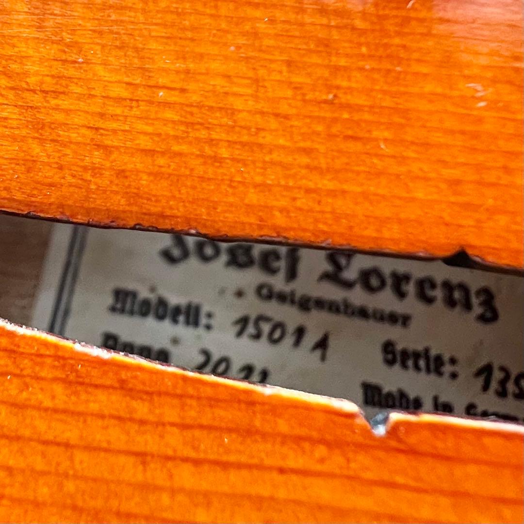 【希少】ヴァイオリン4/4 Josef Lorenz 1501A（2011）