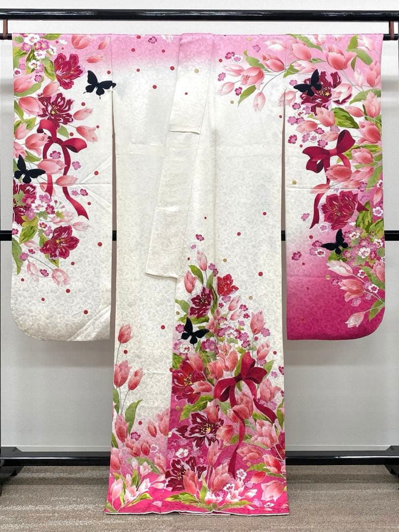 振袖 豪華 平子理沙×Lako Kula チューリップ 身丈167cm 撥水加工