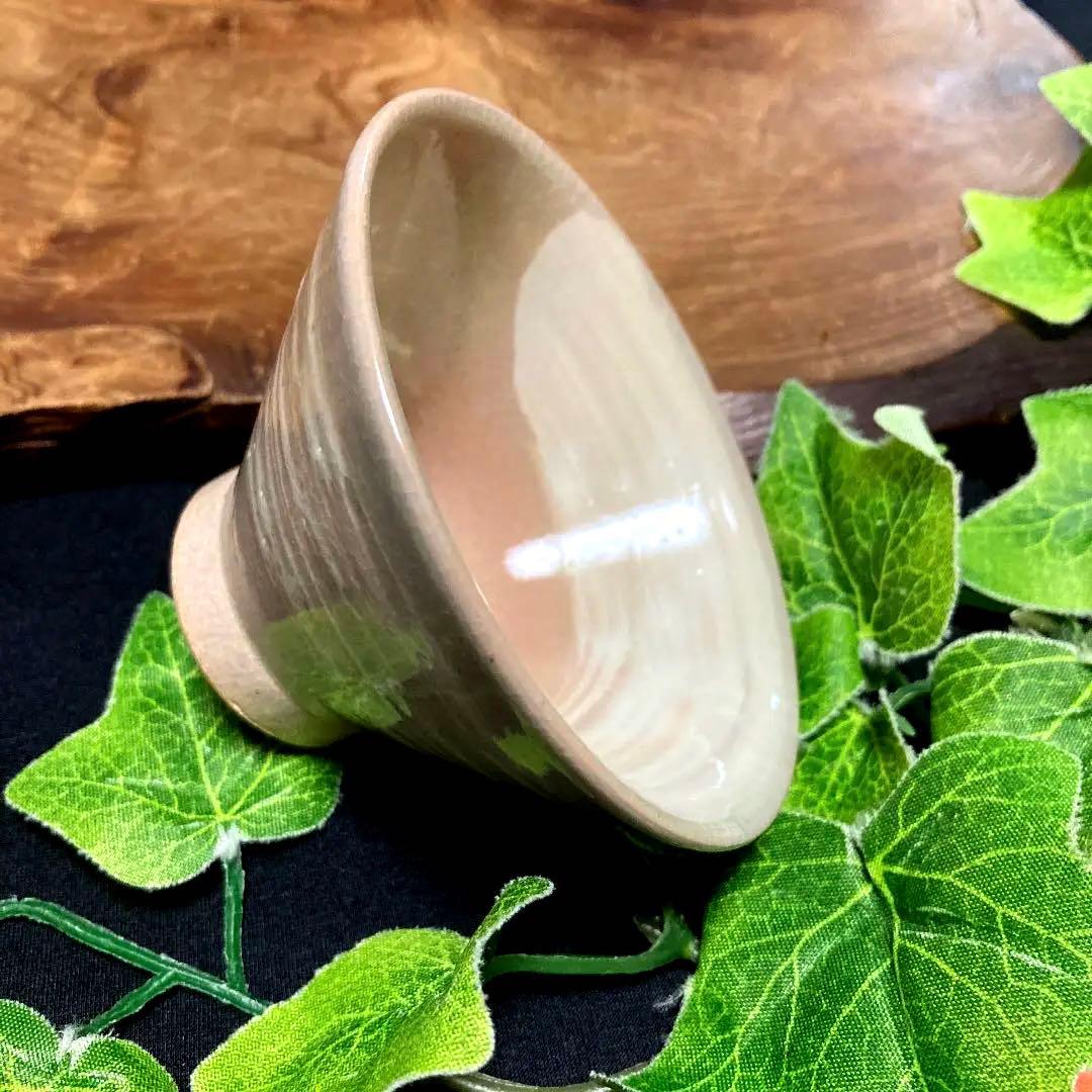 新品　京焼　朝日焼 七十四代　朝日豊斎造 刷毛目茶碗 煎茶椀6客　湯呑 煎茶道具