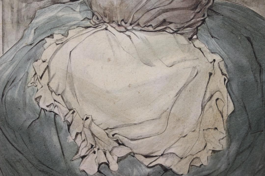 藤田嗣治 エスタンプリトグラフ「少女」販売証明書付き 162/250