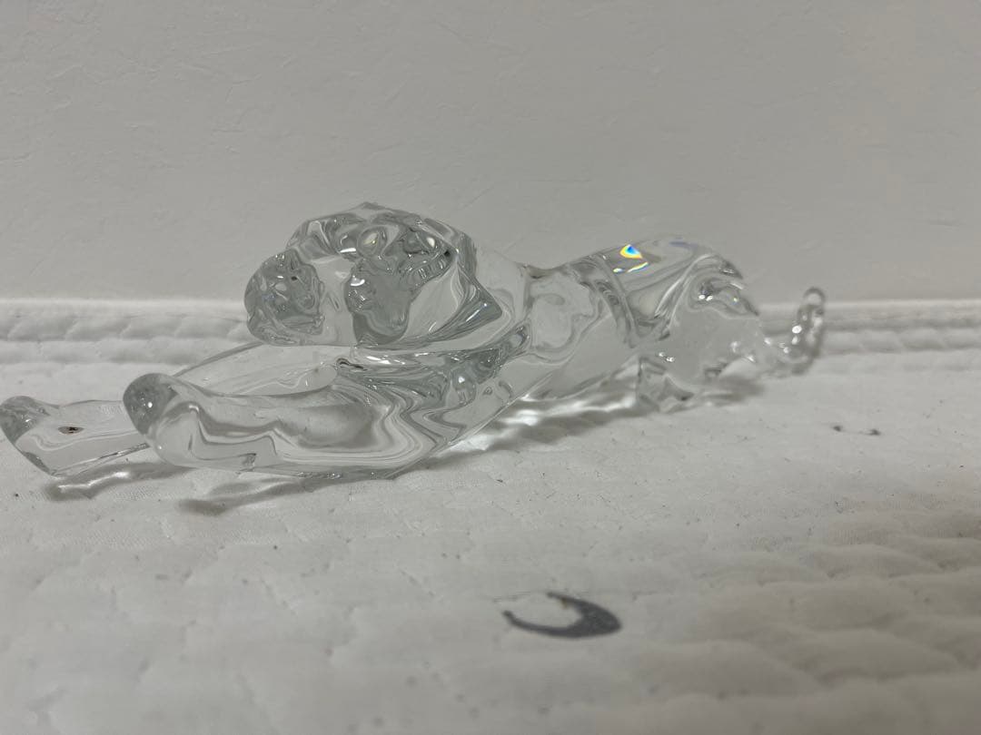 Baccarat バカラ チーター 38×8 cm パンサーリープ フィギュリン