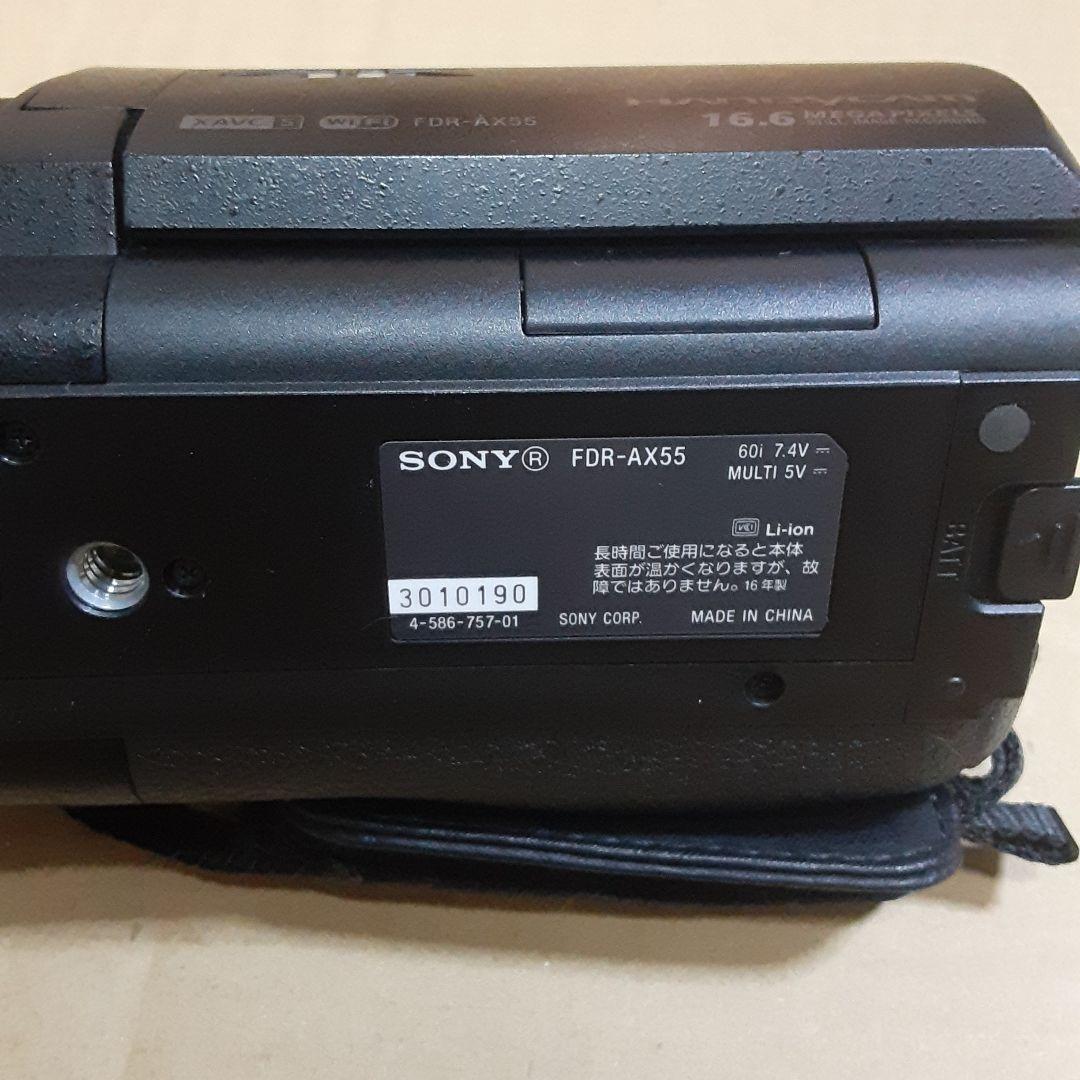 SONY デジタル4Kビデオカメラレコーダー FDR-AX55