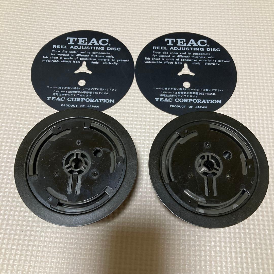 TEAC TZ−612 クランパー　10号リール調整ディスク 2個セット