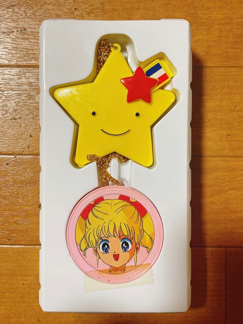 アイドル伝説えり子 えり子のペンダント ピノチオ 1989 昭和 レトロ 当時物