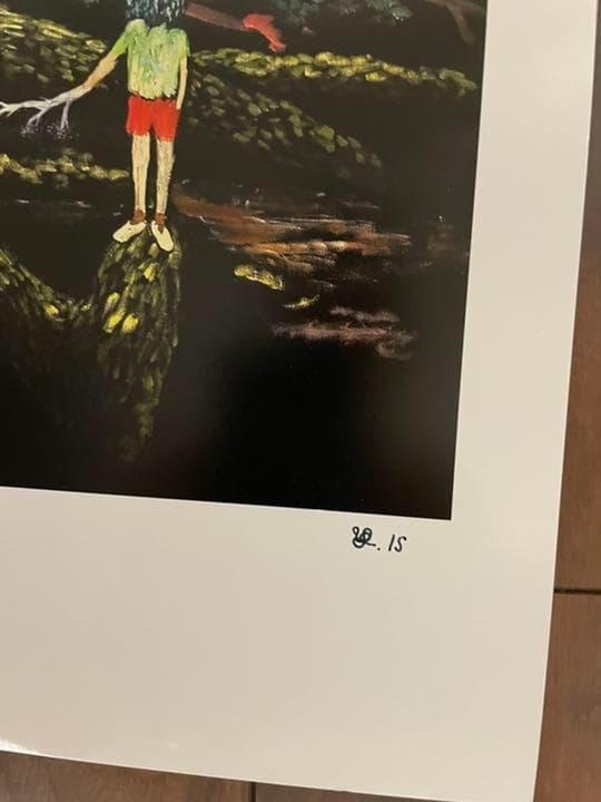 平子雄一 シルクスクリーンEd110 サイン入り Tree House