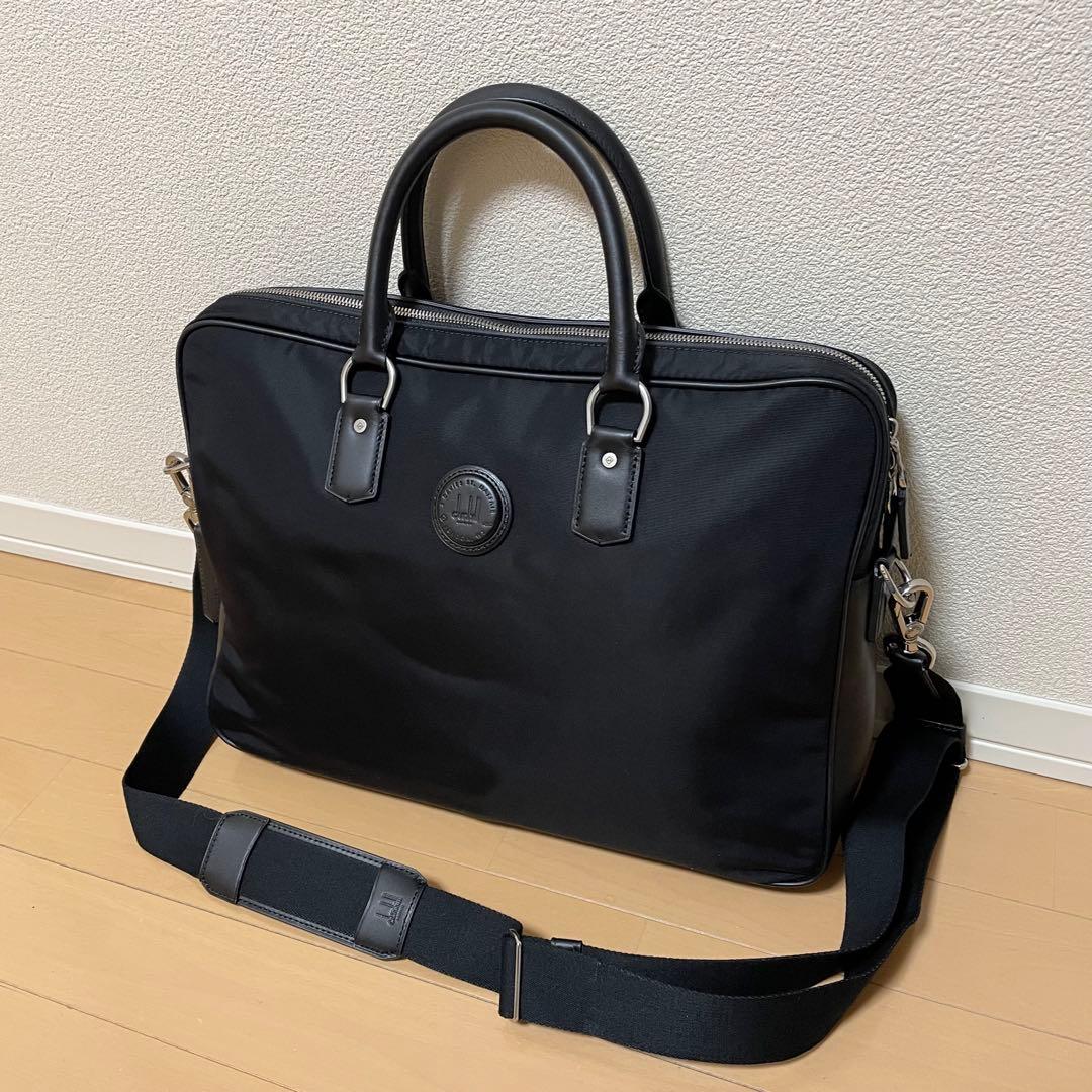 【未使用に近い】ダンヒル ブリーフケース 2way ギャランティカード付