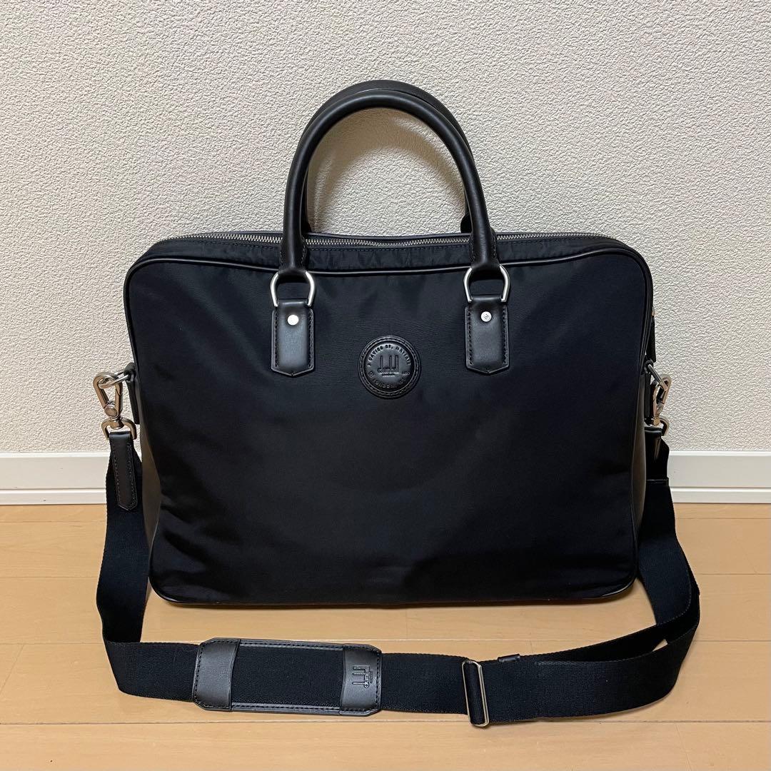 【未使用に近い】ダンヒル ブリーフケース 2way ギャランティカード付
