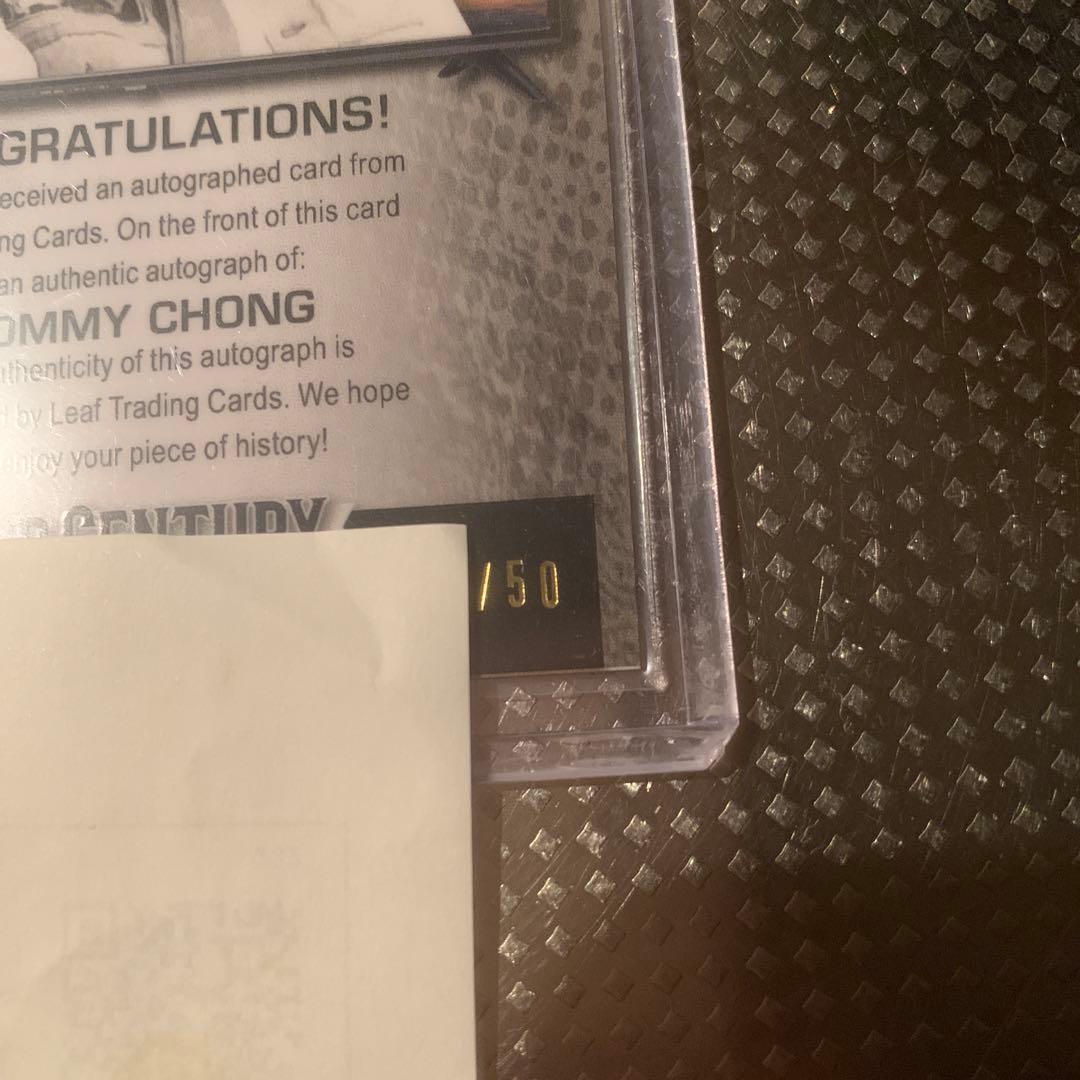 美品！鬼レア　チーチ&チョン 全世界50枚限定！サイン　トミーチョング