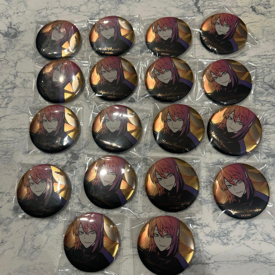 桃源暗鬼 メタリック缶バッジ　桃寺神門　１８点セット