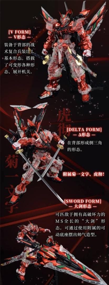 バンダイ 海外超限定 PG 1/60 アストレイレッドフレーム改 ガンダム