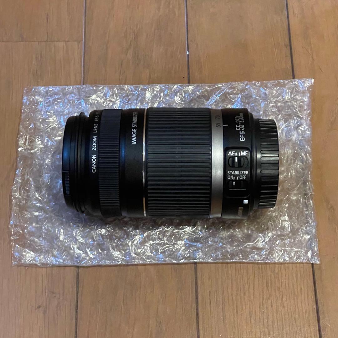 ほぼ新品 キヤノン Canon EF-S 55-250mm f/4-5.6 IS