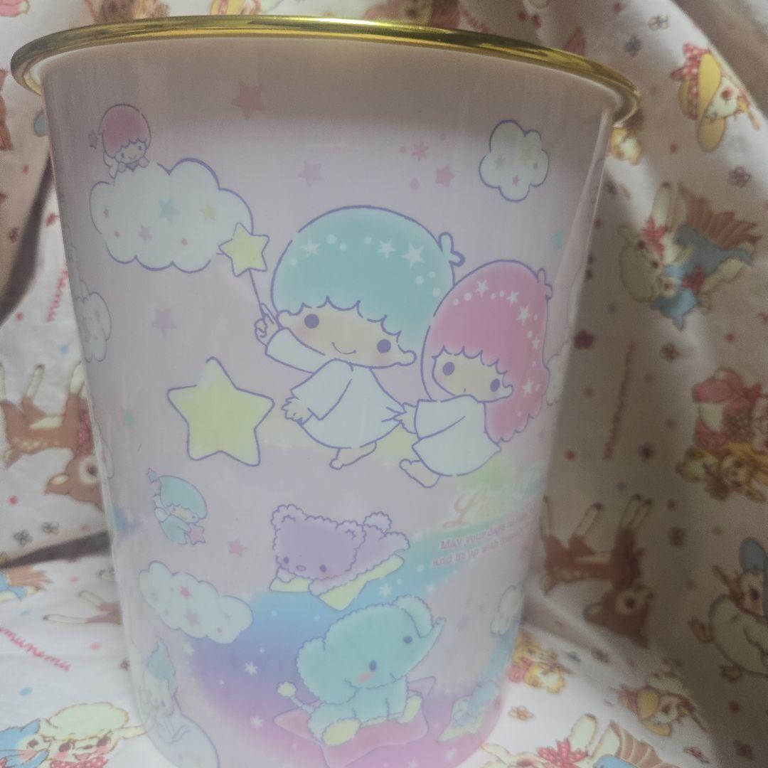 キキララ 2016年　限定　ダストボックス　ゴミ箱　ユニコーン　ゾウさんクマさん