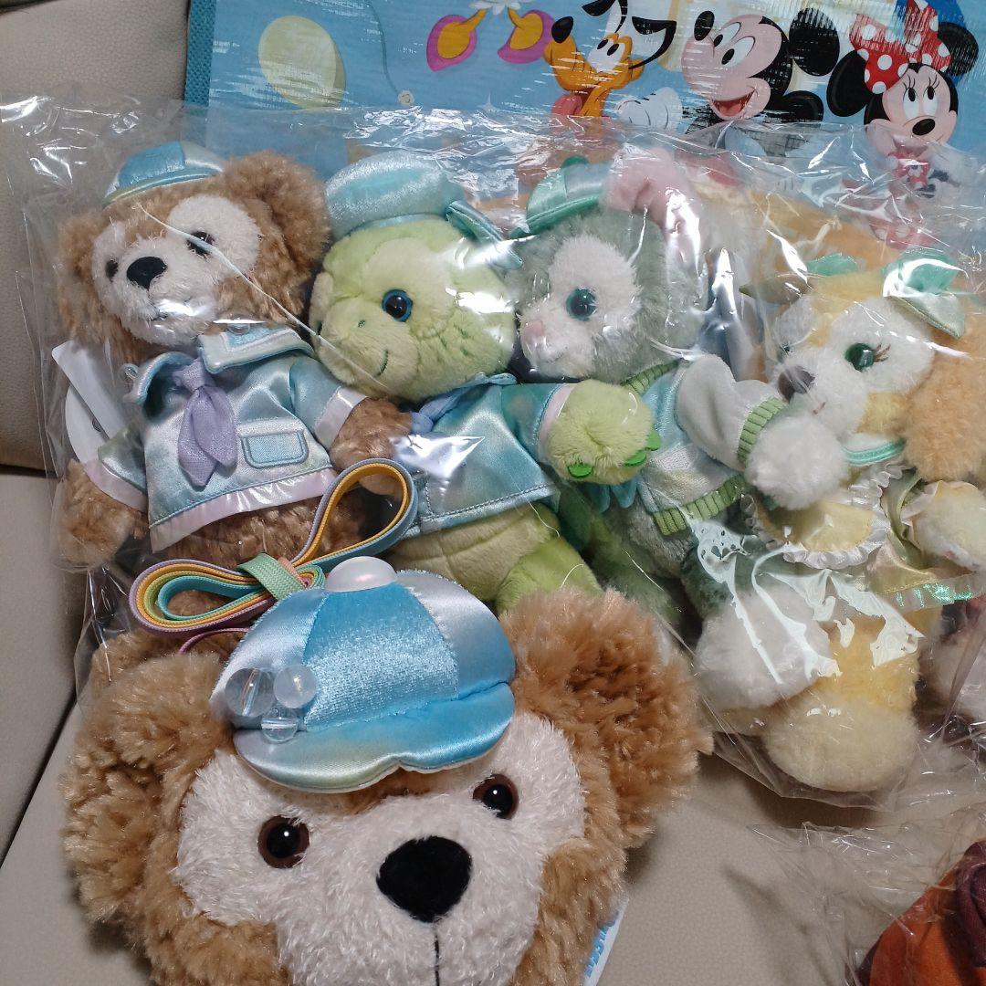 カラフルハピネス　ダッフィー＆フレンズ 　バケパ限定ポージープラッシー7体セット