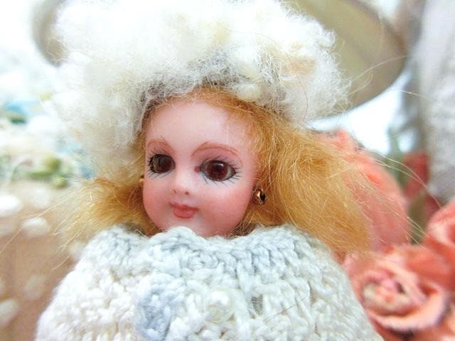 ヴィンテージ　ミニョネット　ビスクドール　アーティスト　☆　キャシーハンセン女史