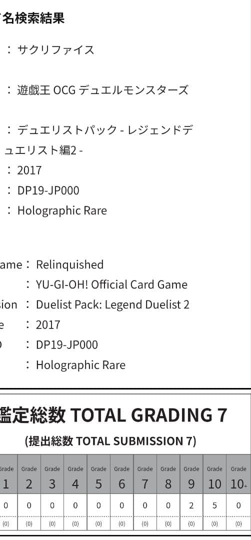 ARS10 サクリファイス ホロ