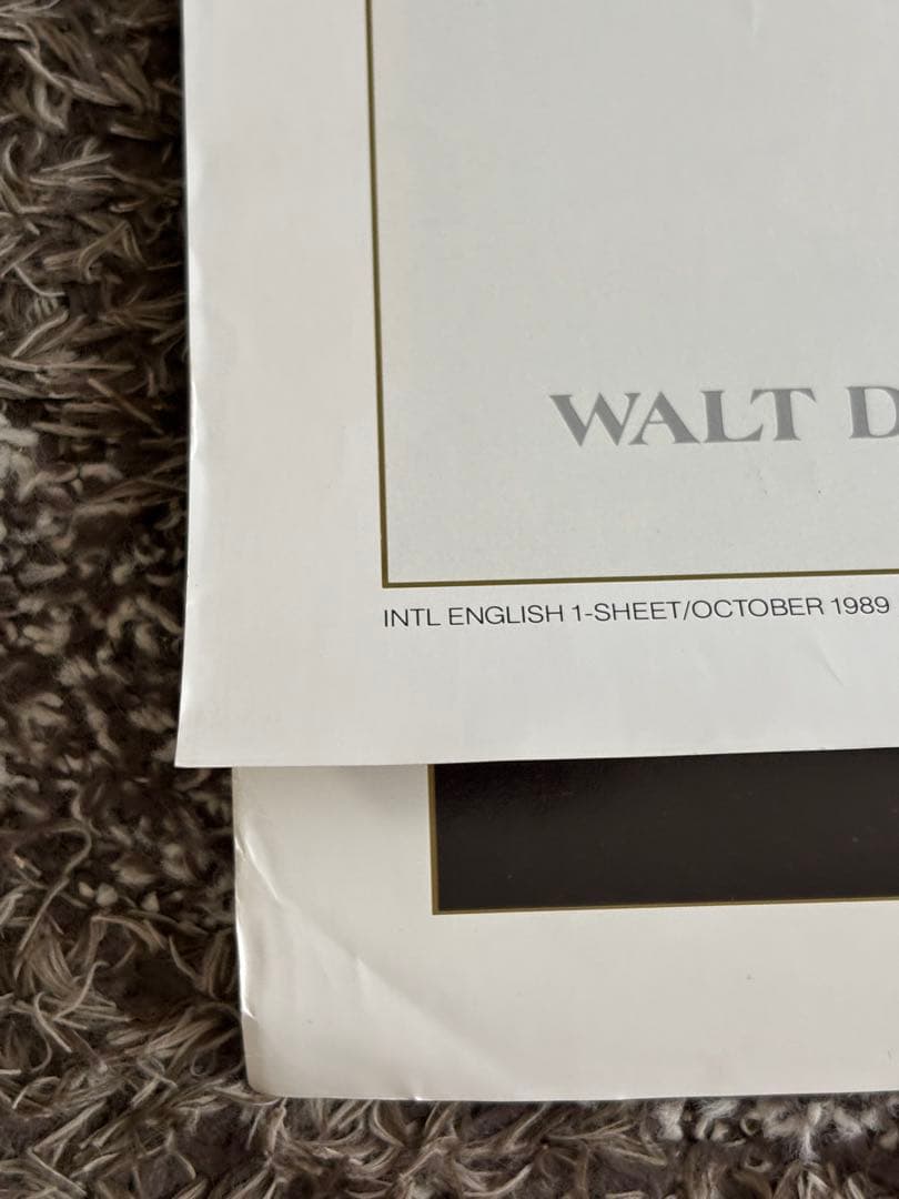 『ファンタジア』50周年記念 希少なUSオリジナルリバーシブルポスター