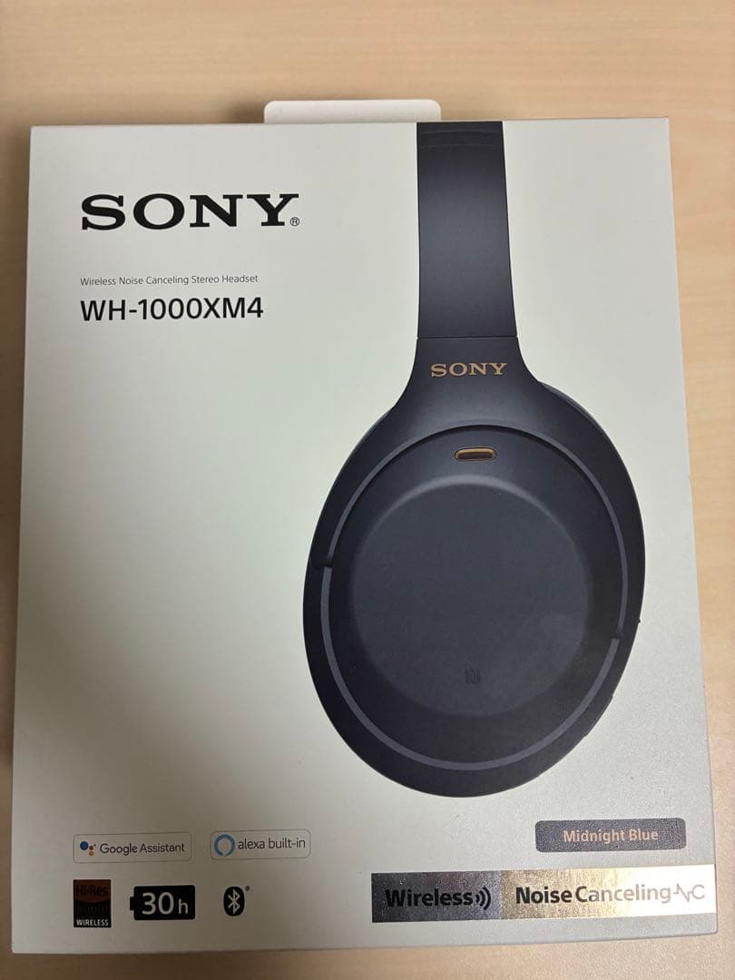 SONY WH-1000XM4 ワイヤレスヘッドホン ミッドナイトブルー