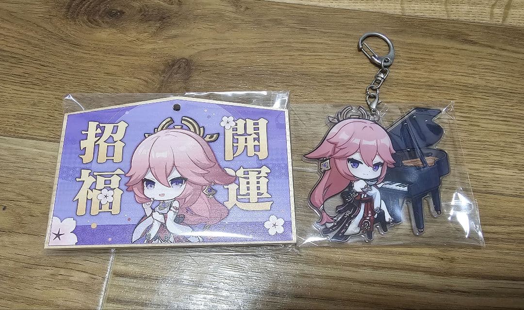 【レア】原神 八重神子 YAMAHAコラボアクリルキーホルダー c103購入特典