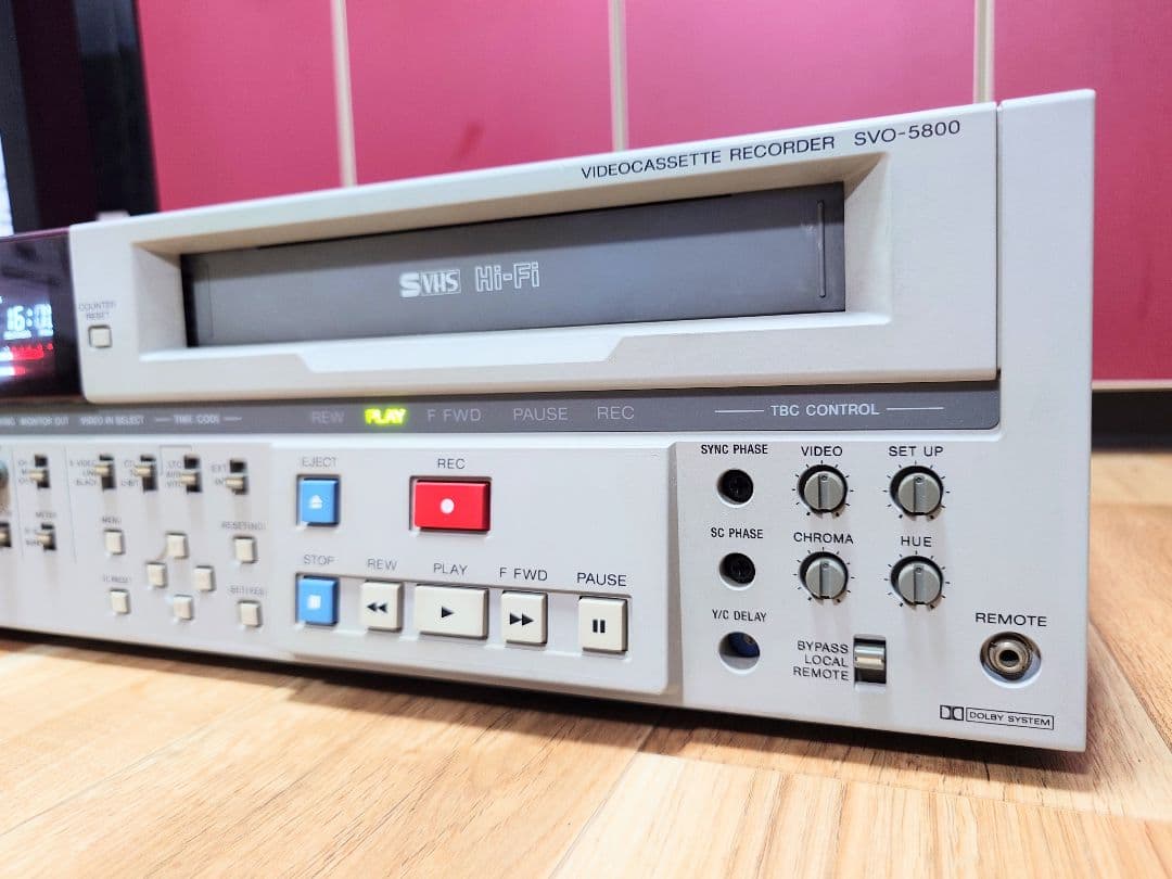 ★【中古/動作品 】★ SONY SVO-5800/S-VHS/再生確認済み】
