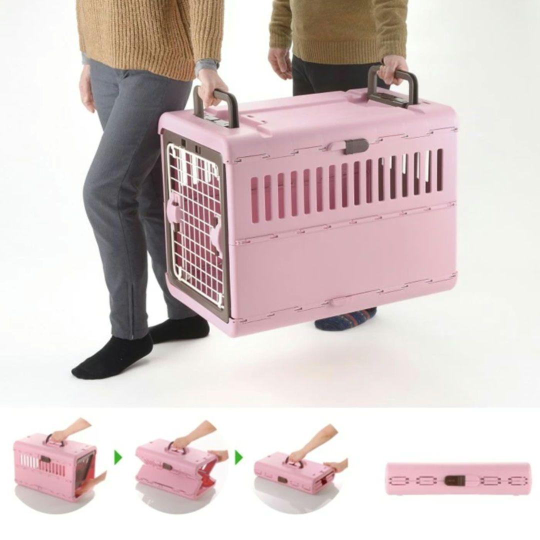 リッチェル キャンピングキャリー 折りたたみ L クレート Richell