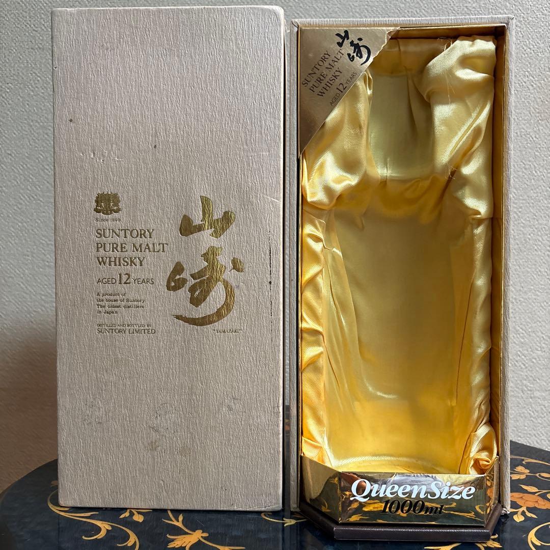 未開封品　サントリー 山崎12年 ピュアモルト1000ml クイーン　希少