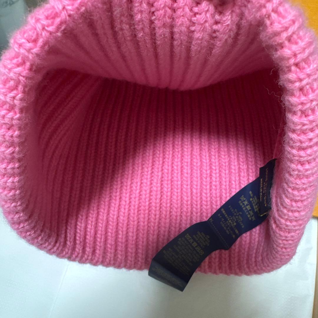 ルイ・ヴィトン ピンク ニット帽
