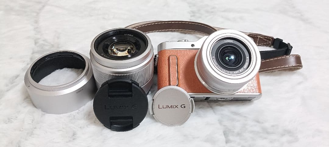 LUMIX G デジタルカメラ オレンジ 14-42mm