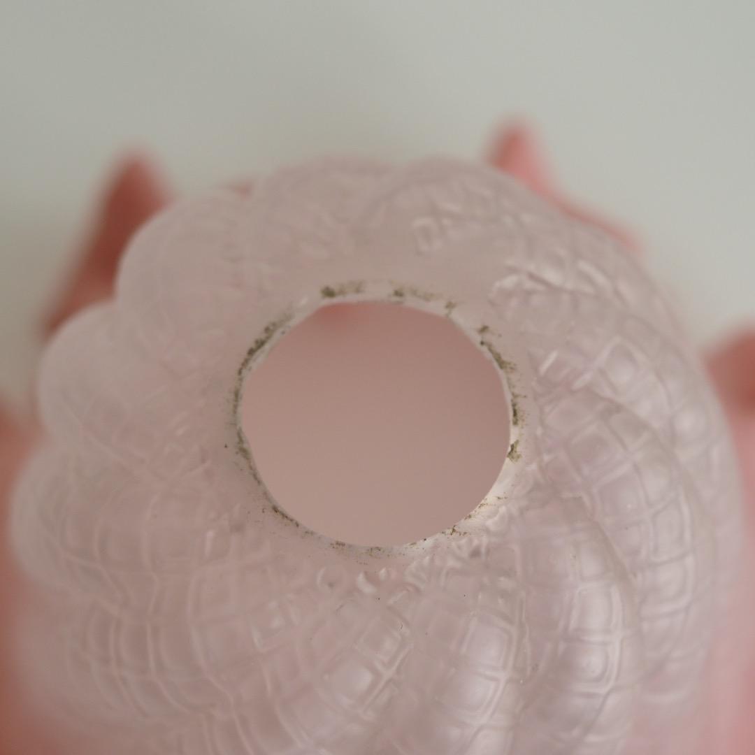 シェードランプ フリル型天吊りランプ / アンティーク 英国製