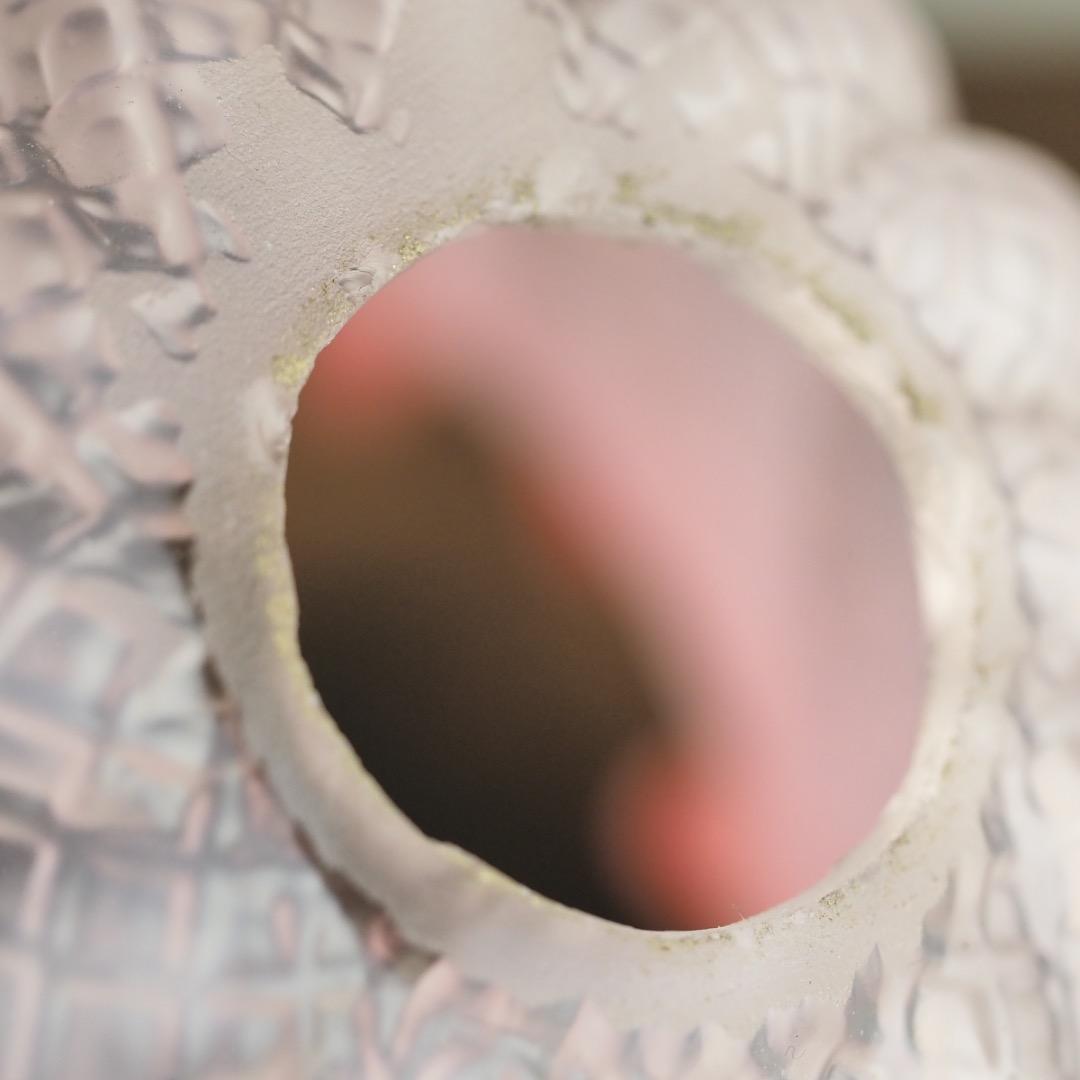 シェードランプ フリル型天吊りランプ / アンティーク 英国製