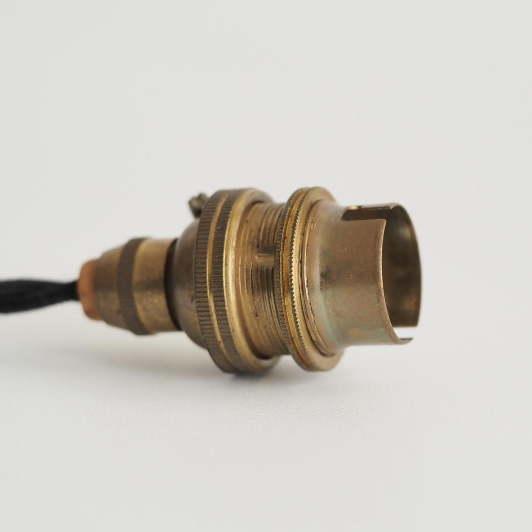 シェードランプ フリル型天吊りランプ / アンティーク 英国製