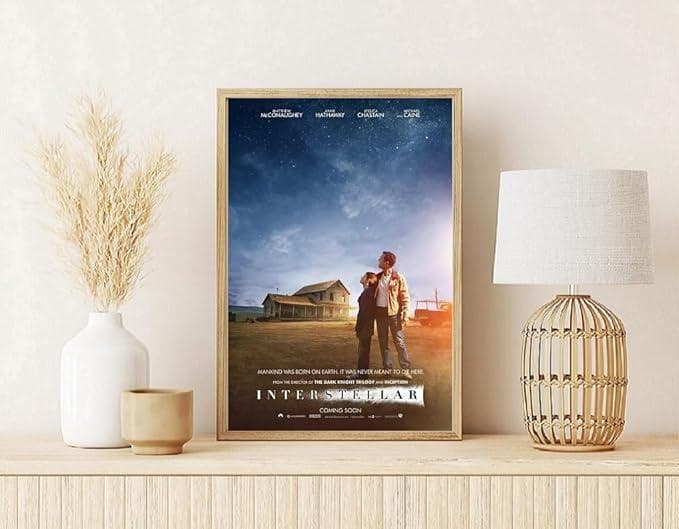 3点セット 黒額 映画ポスター インターステラー mp4 他2点