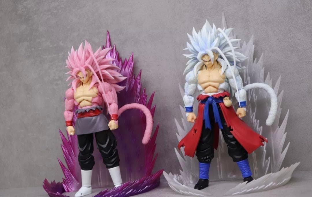 絶版品！海外限定S.H.フィギュア ゴクウブラック スーパーサイヤ人ロゼ5