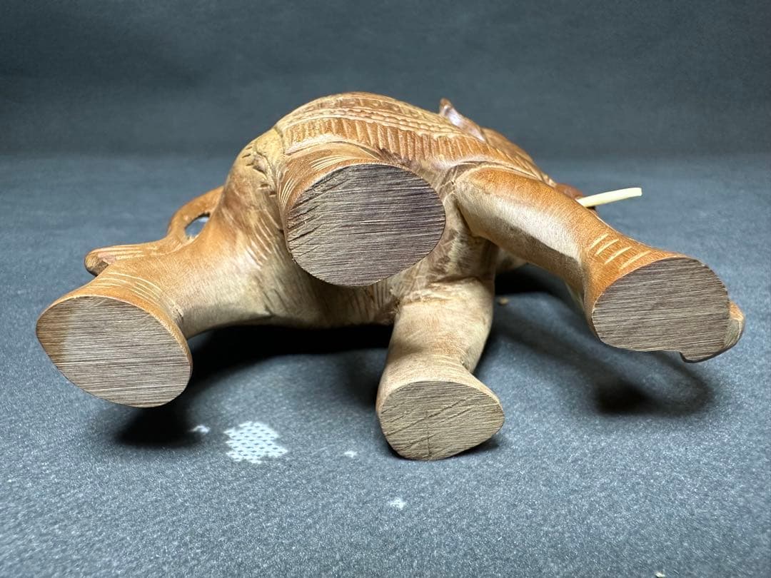 インド　白檀　象　木彫り　骨董 木像　木製　仏教　密教　置物　アンティーク