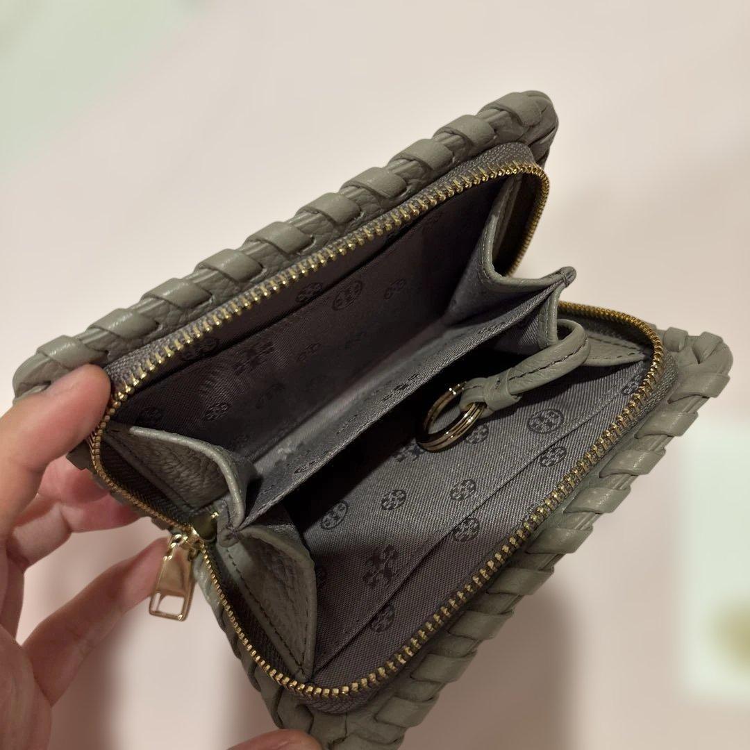 新品　Tory Burch フレンチグレー レザー　ケース