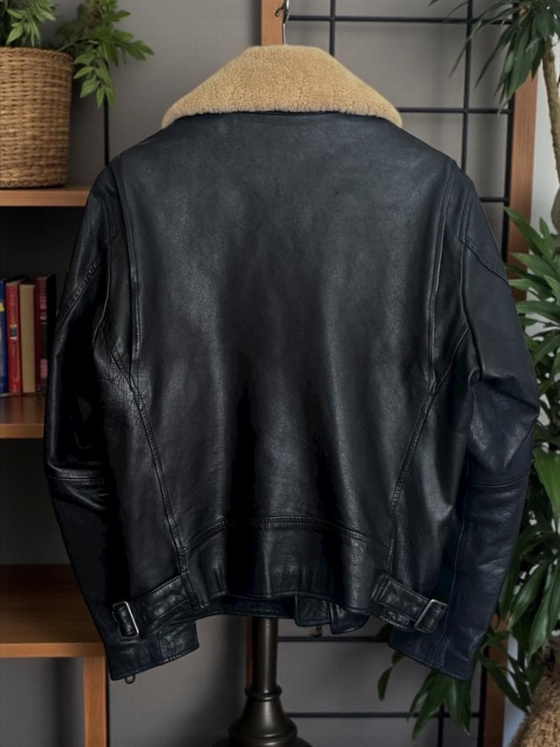 Yohji Yamamoto POUR HOMME シングルライダースジャケット