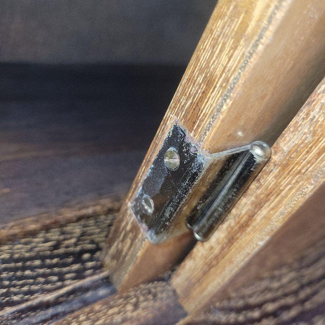 【昭和レトロ】茶箪笥 飾り彫り ガラス収納 アンティーク