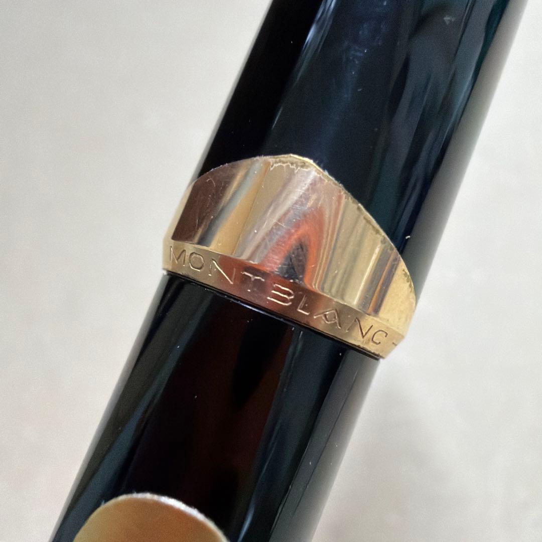 新品 廃盤 MONTBLANC モンブラン No.12 万年筆 ブラック 18c